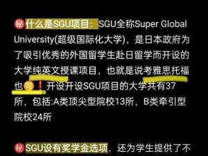 日本大学 sgu 大二大三，国际课程产品介绍