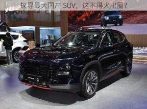 探寻最大国产 SUV，这不得火出圈？