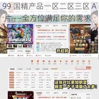 99 国精产品一区二区三区 A 片——全方位满足你的需求