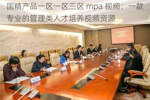 国精产品一区一区三区 mpa 视频：一款专业的管理类人才培养视频资源