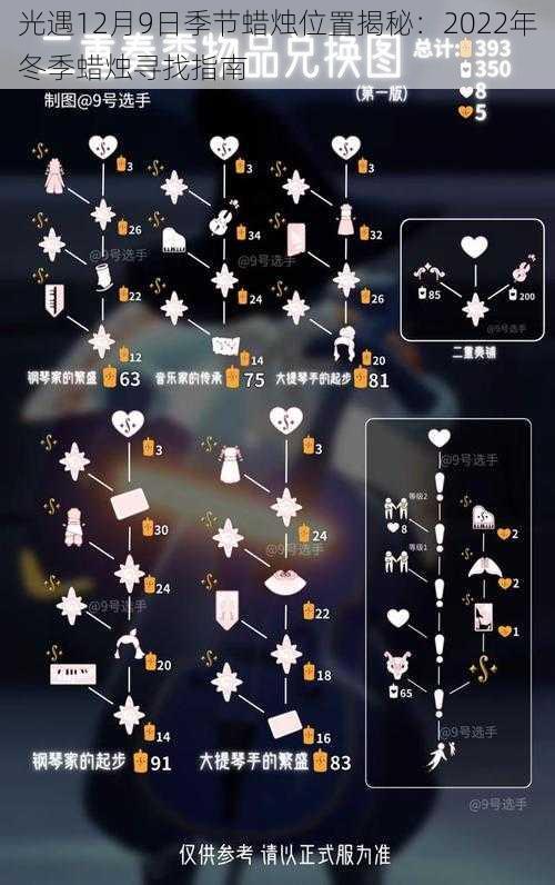 光遇12月9日季节蜡烛位置揭秘：2022年冬季蜡烛寻找指南